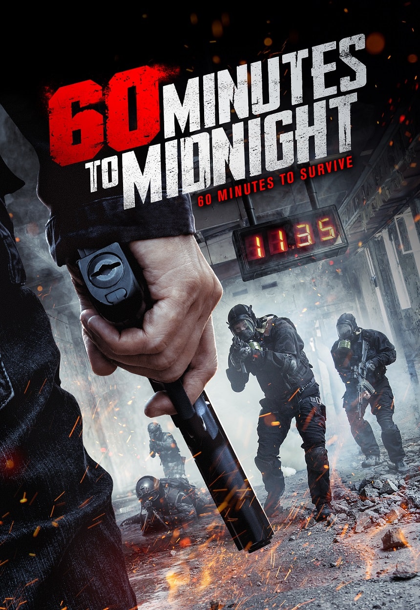 60 MINUTES TO MIDNIGHT Robert Nolan Fights Off Bad Guys in New Poster